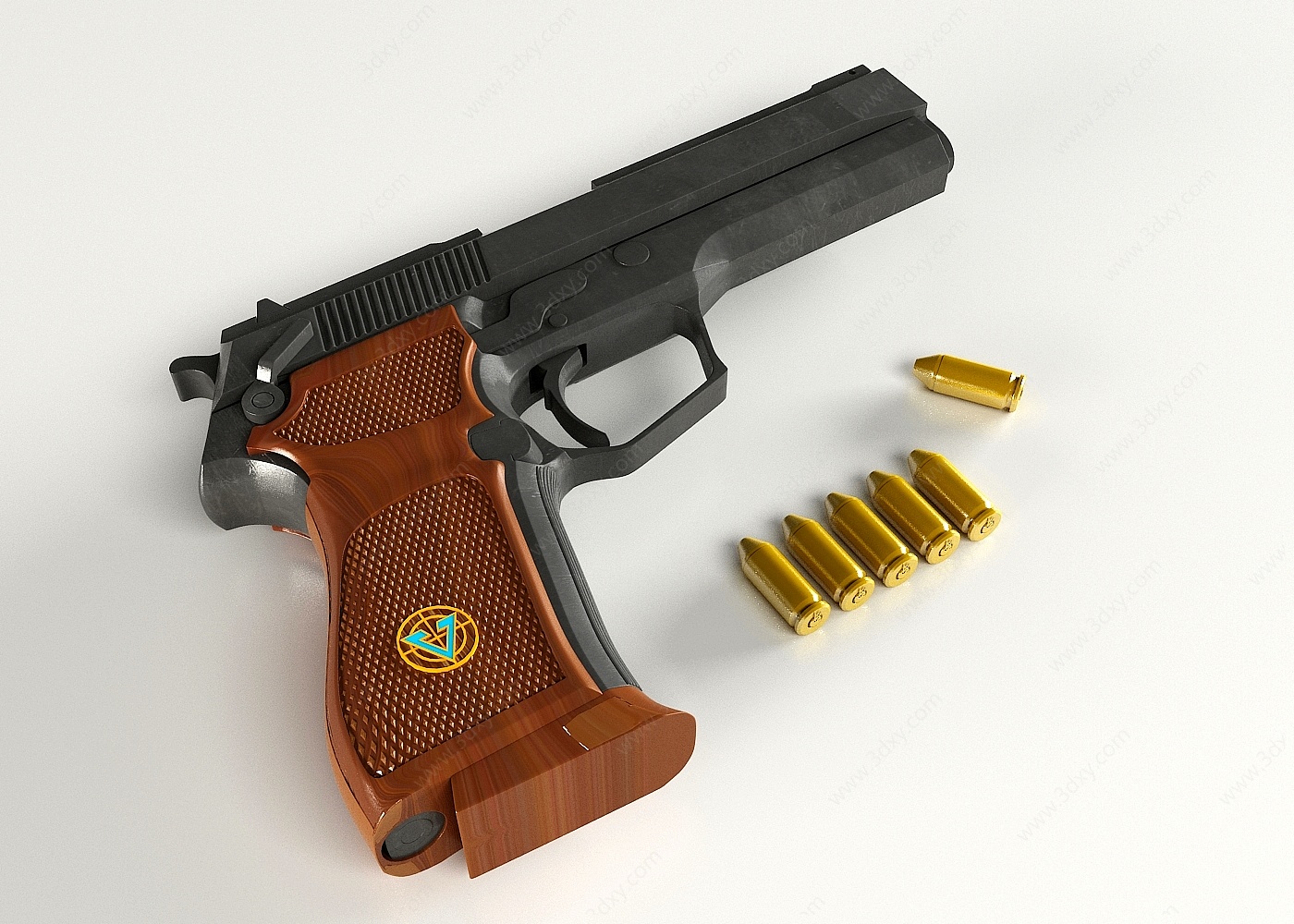 手枪VektorSP13D模型