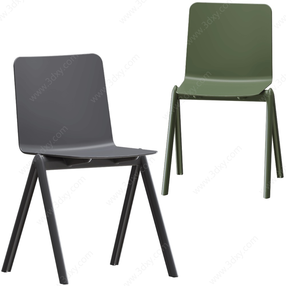 stackspp现代单椅3D模型