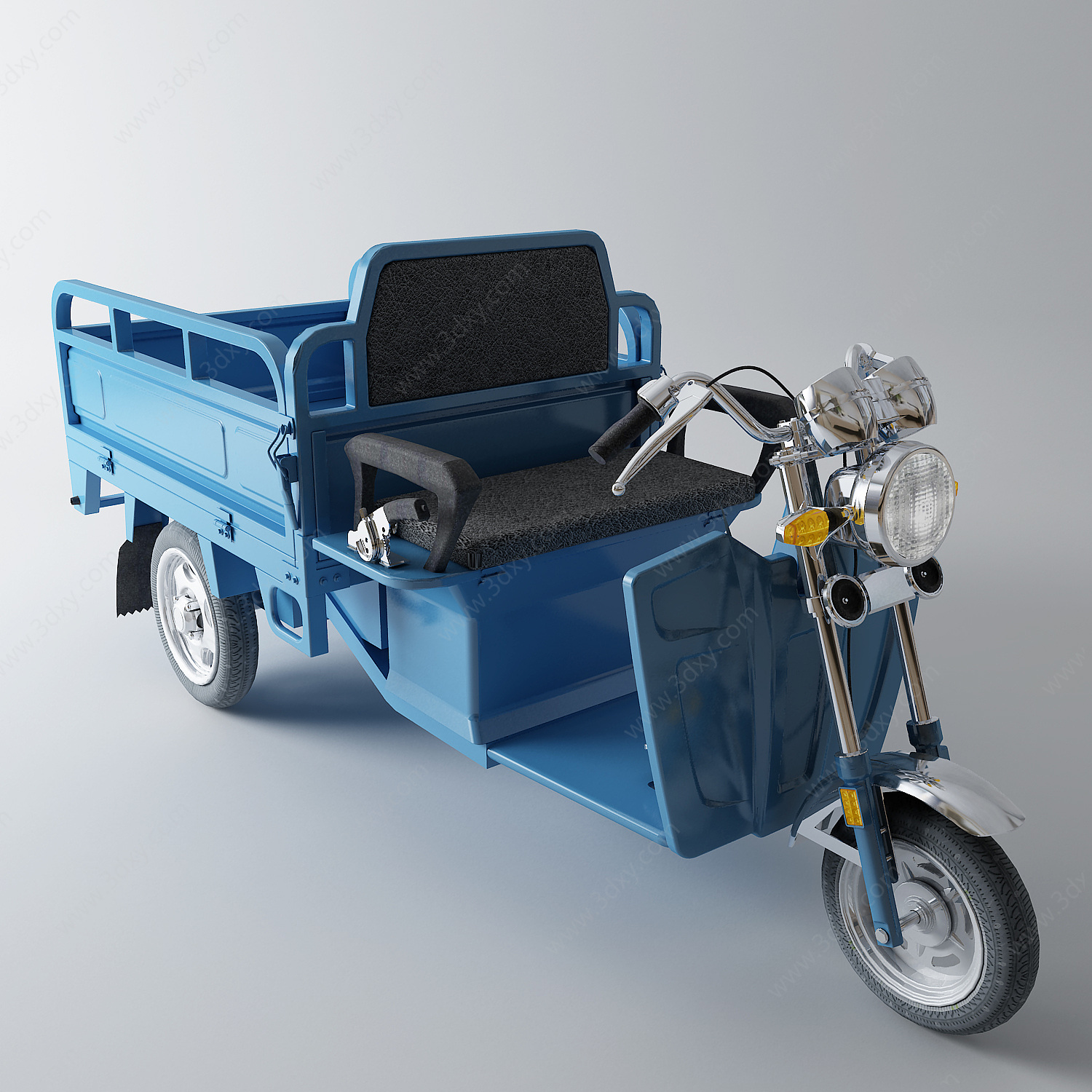 现代电动三轮车3D模型