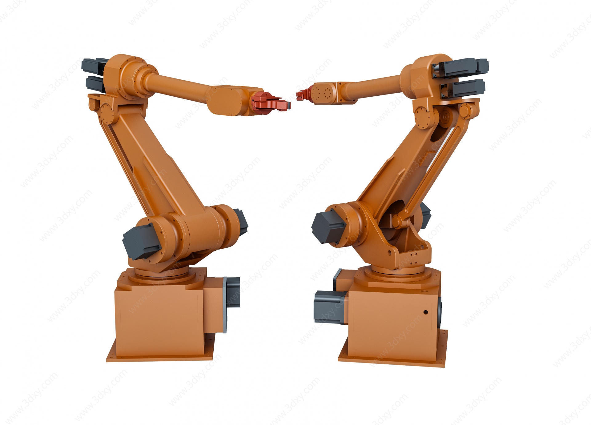 现代智能工业机器人3D模型