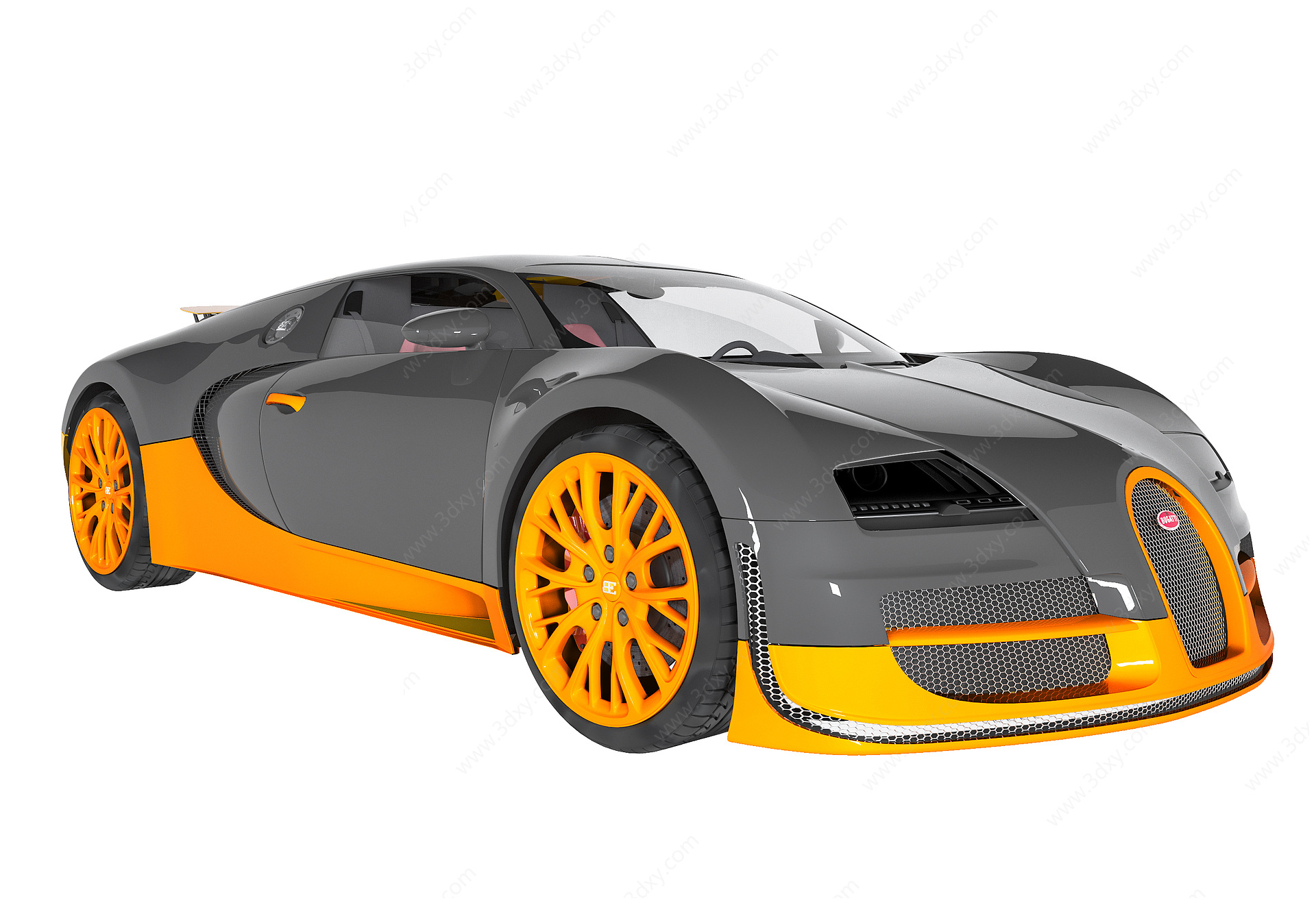 现代汽车轿车私家车3D模型