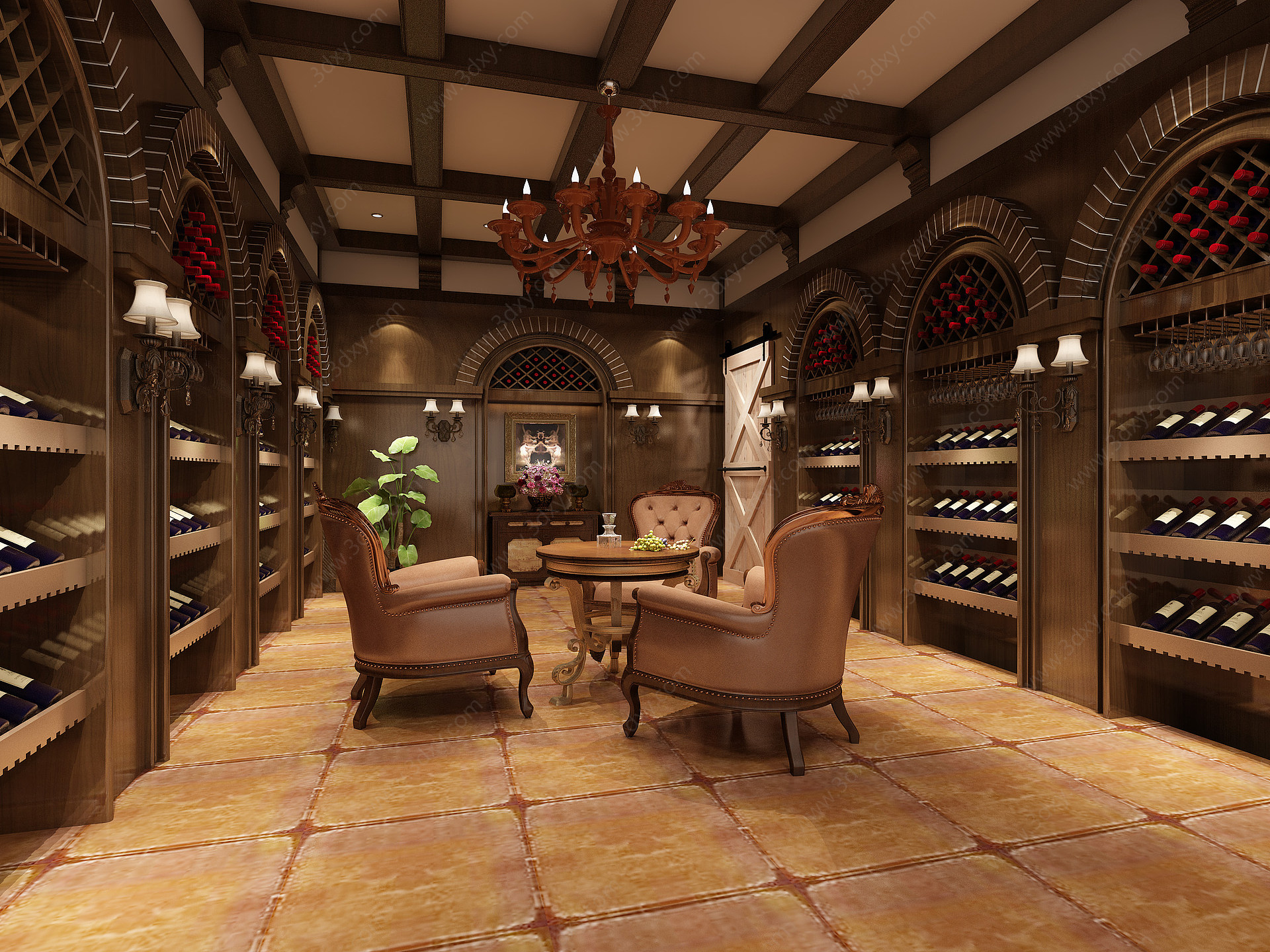 新古典酒窖3D模型