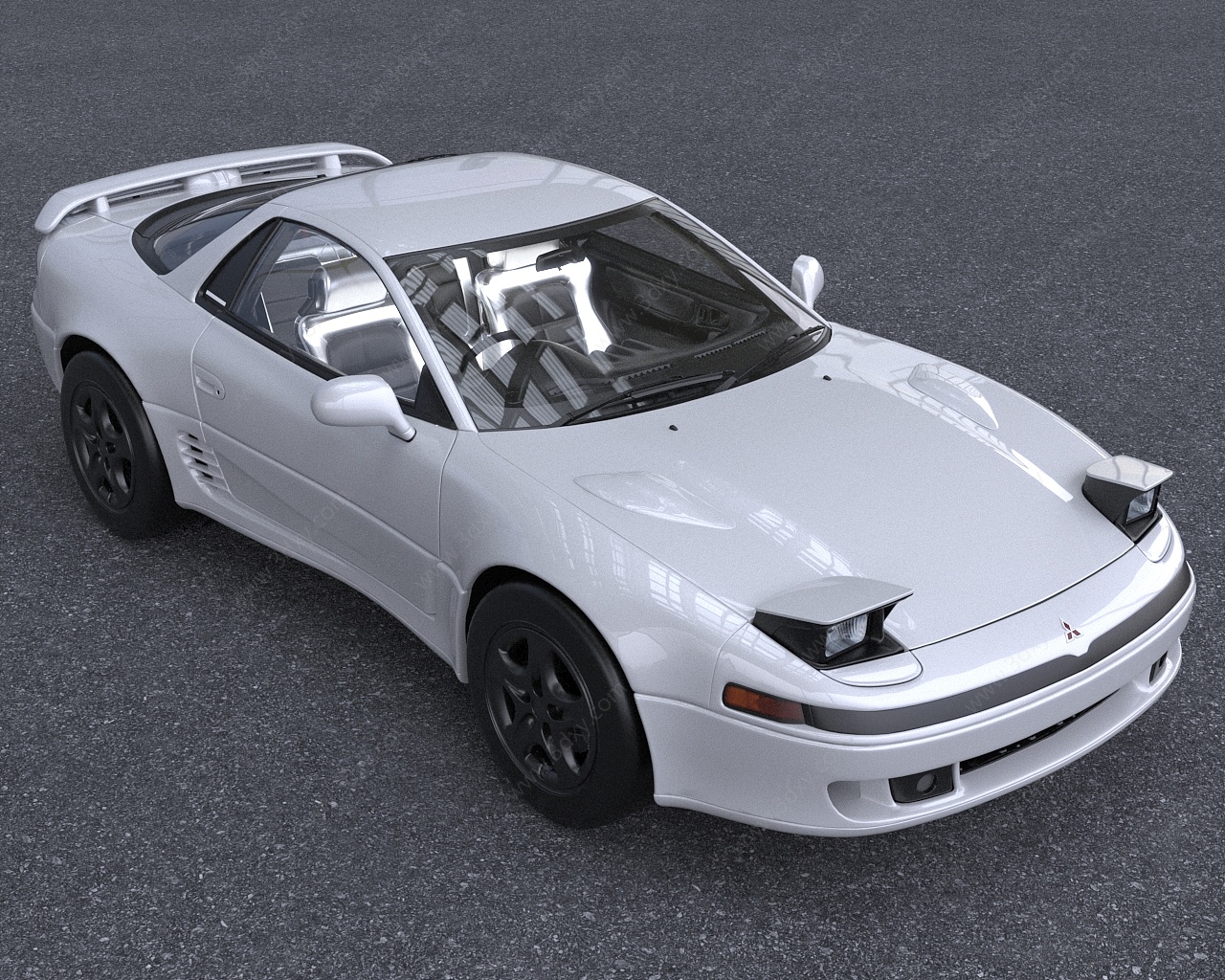 三菱GTO跑车3D模型