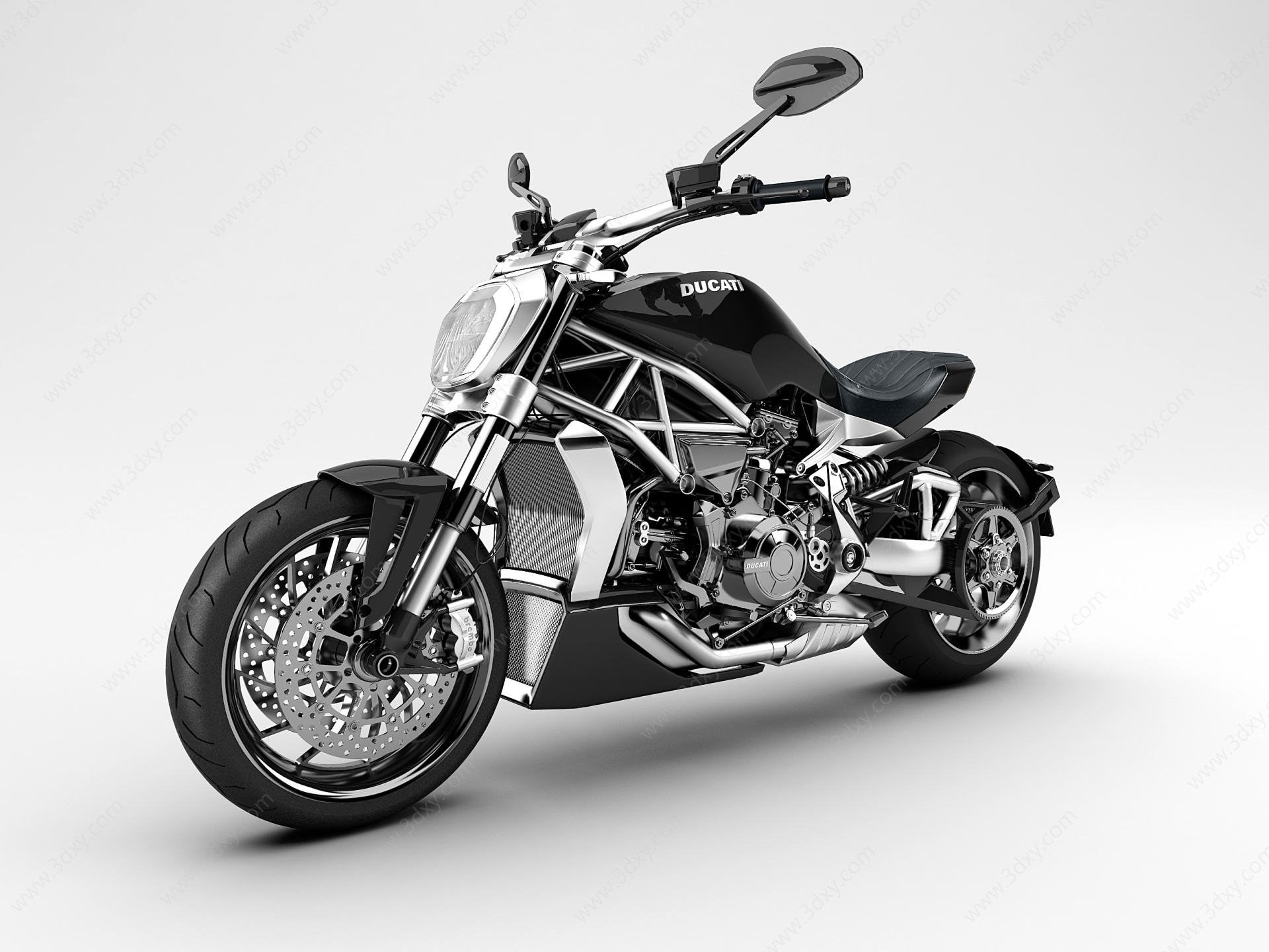 摩托车3D模型