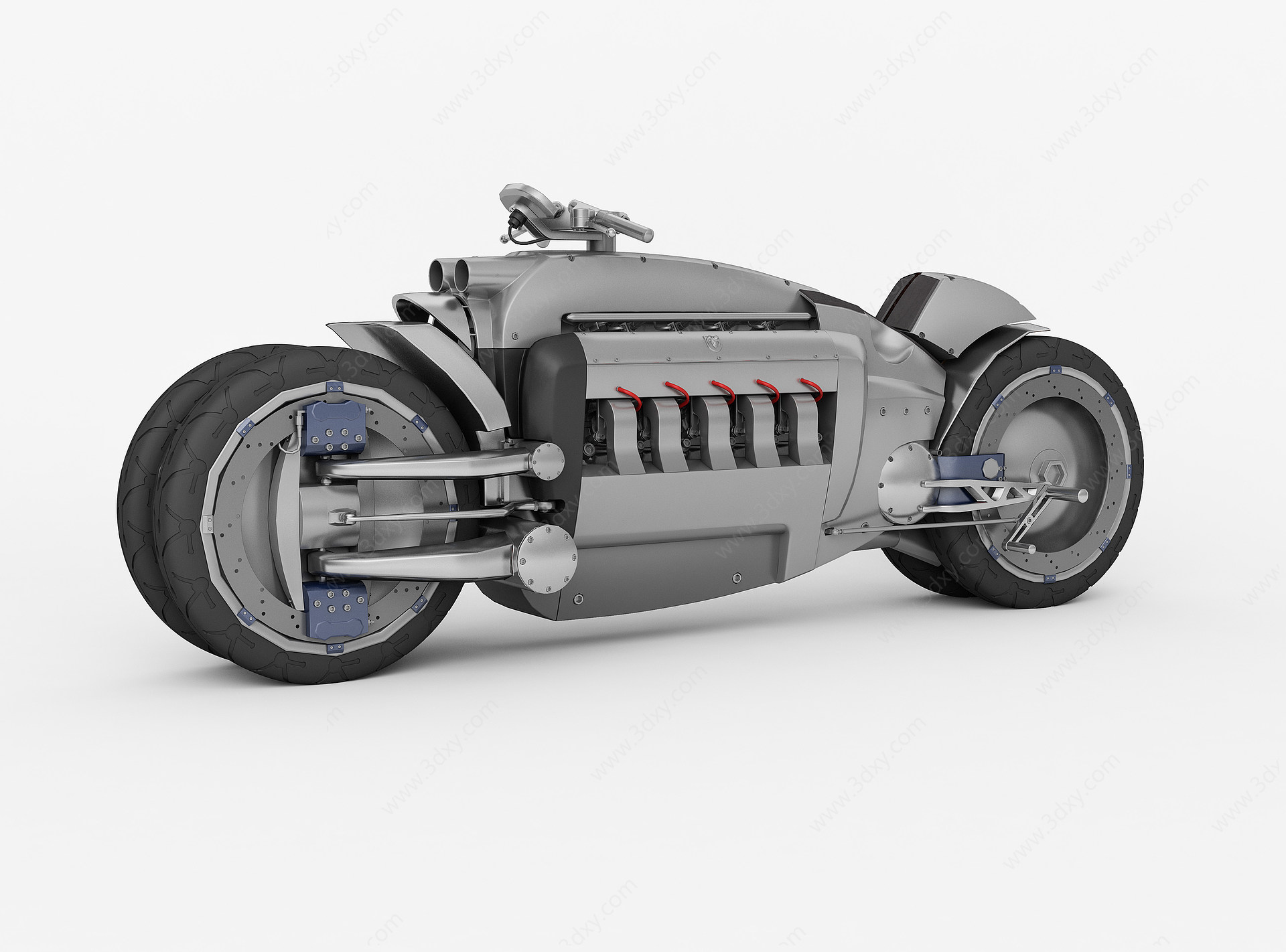 道奇战斧摩托车3D模型