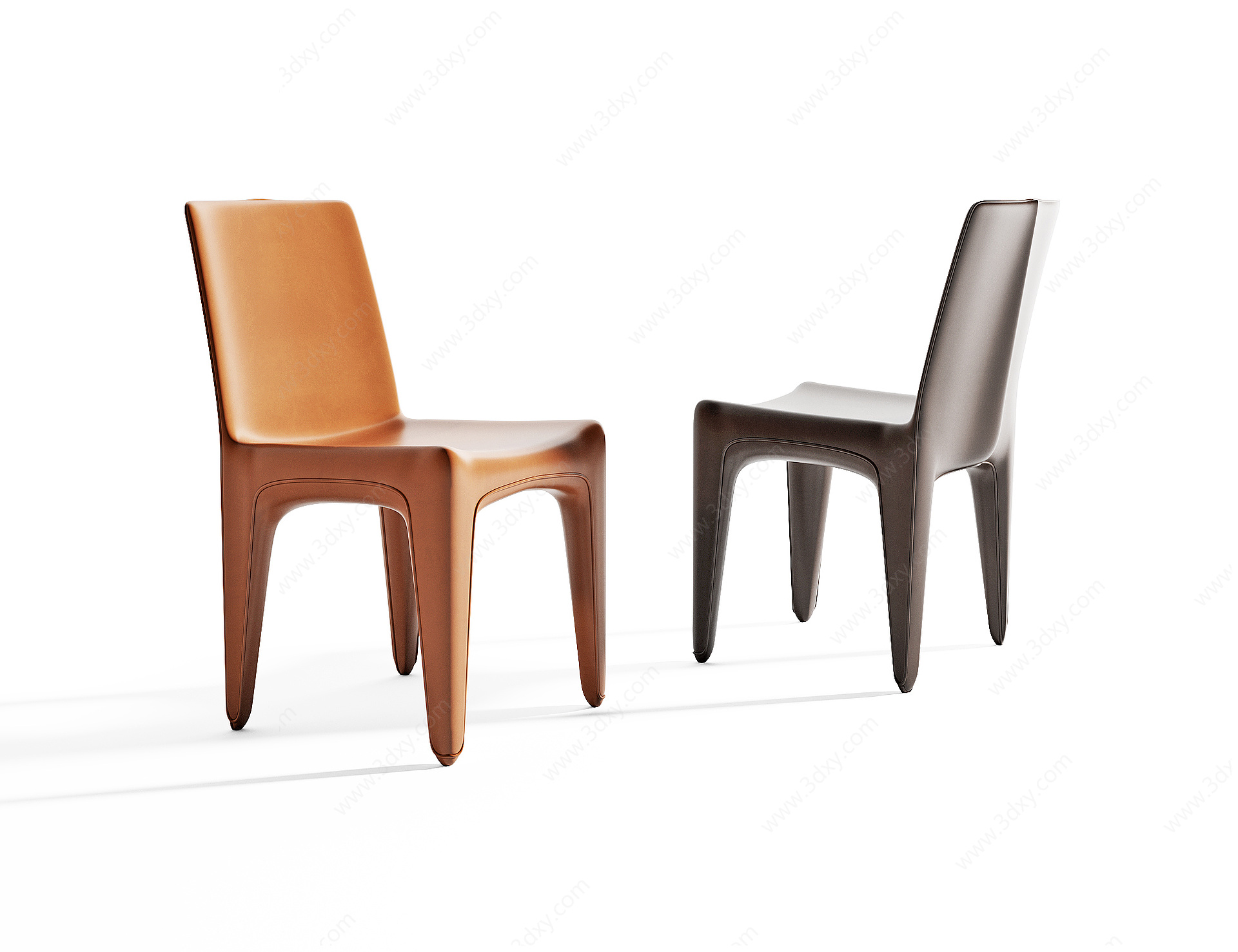 现代餐椅3D模型3D模型