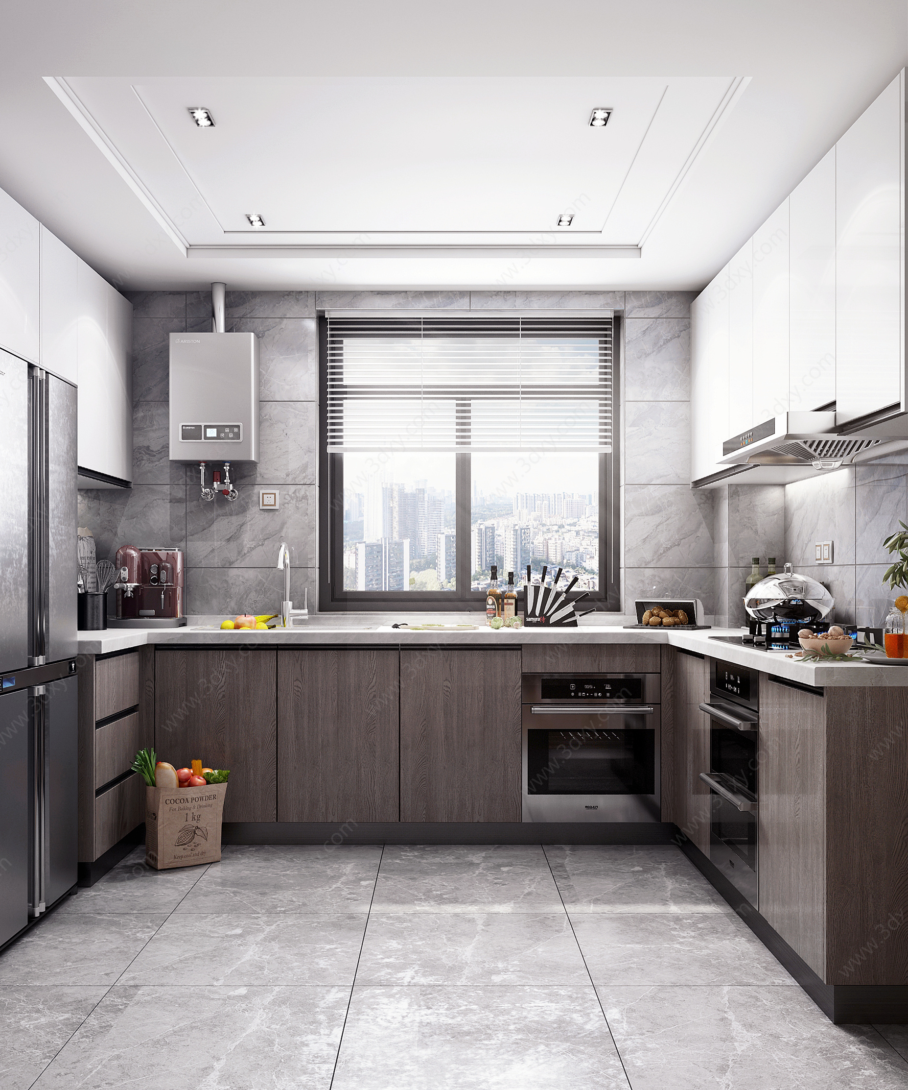 厨房橱柜厨房电器3D模型