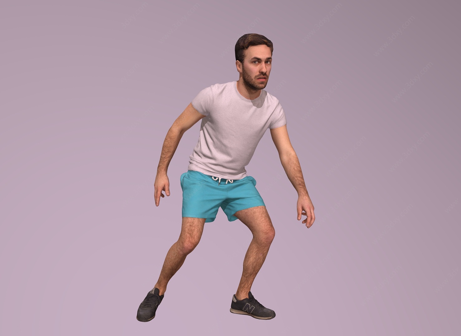 排球男人3D模型