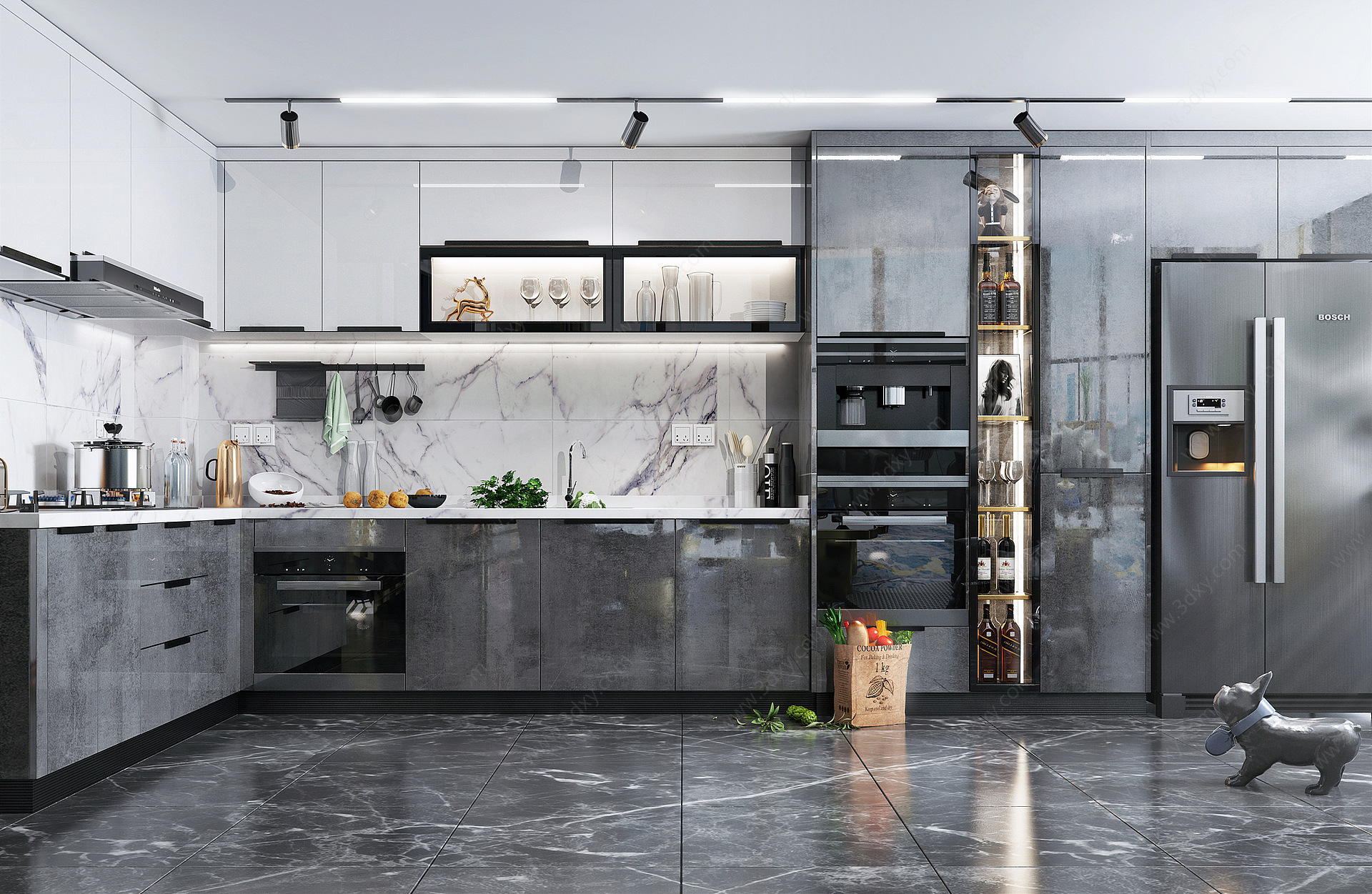 厨房橱柜电器3D模型