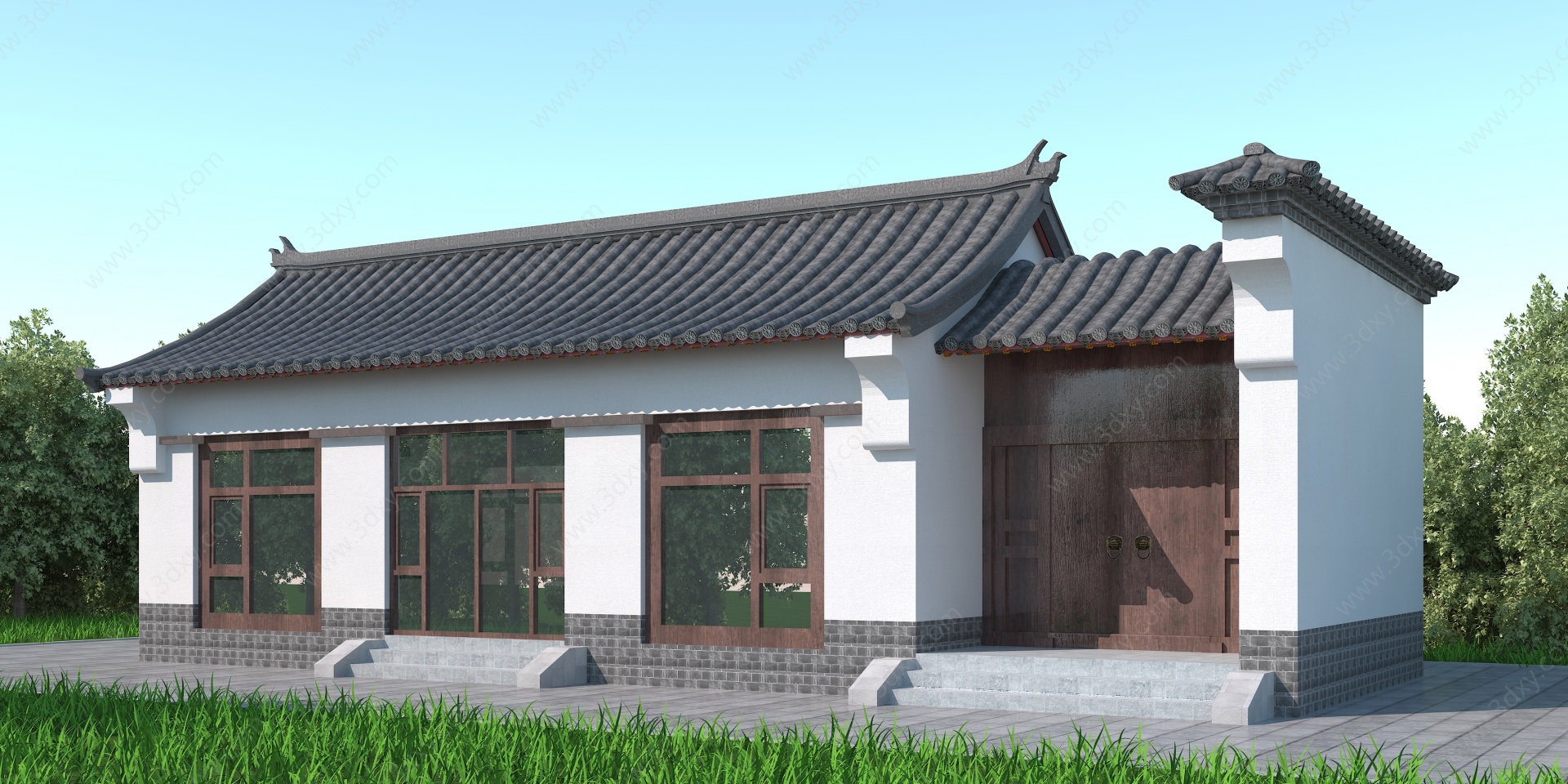 中式住宅3D模型