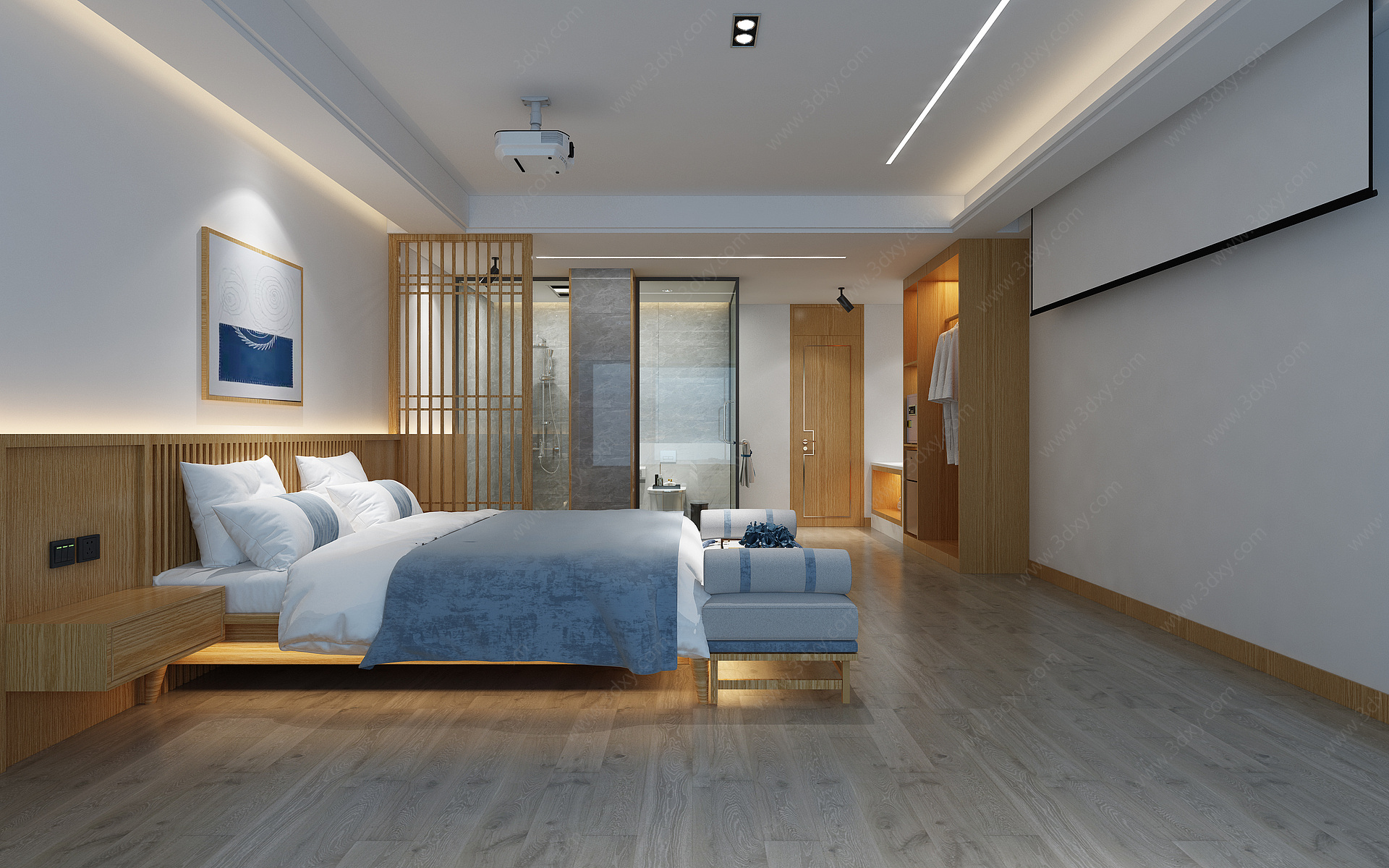 酒店床房3D模型