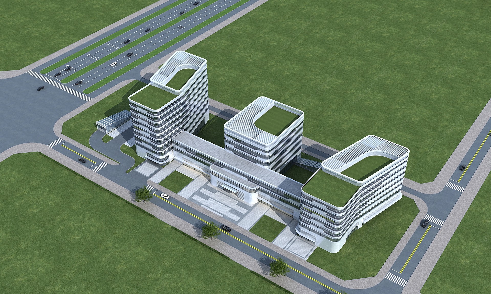 办公楼3D模型