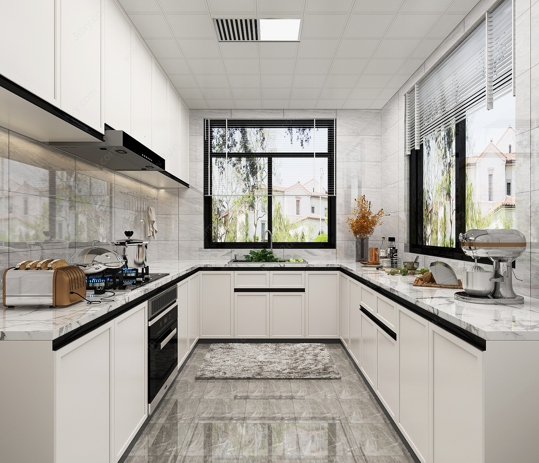 厨房橱柜厨具3D模型