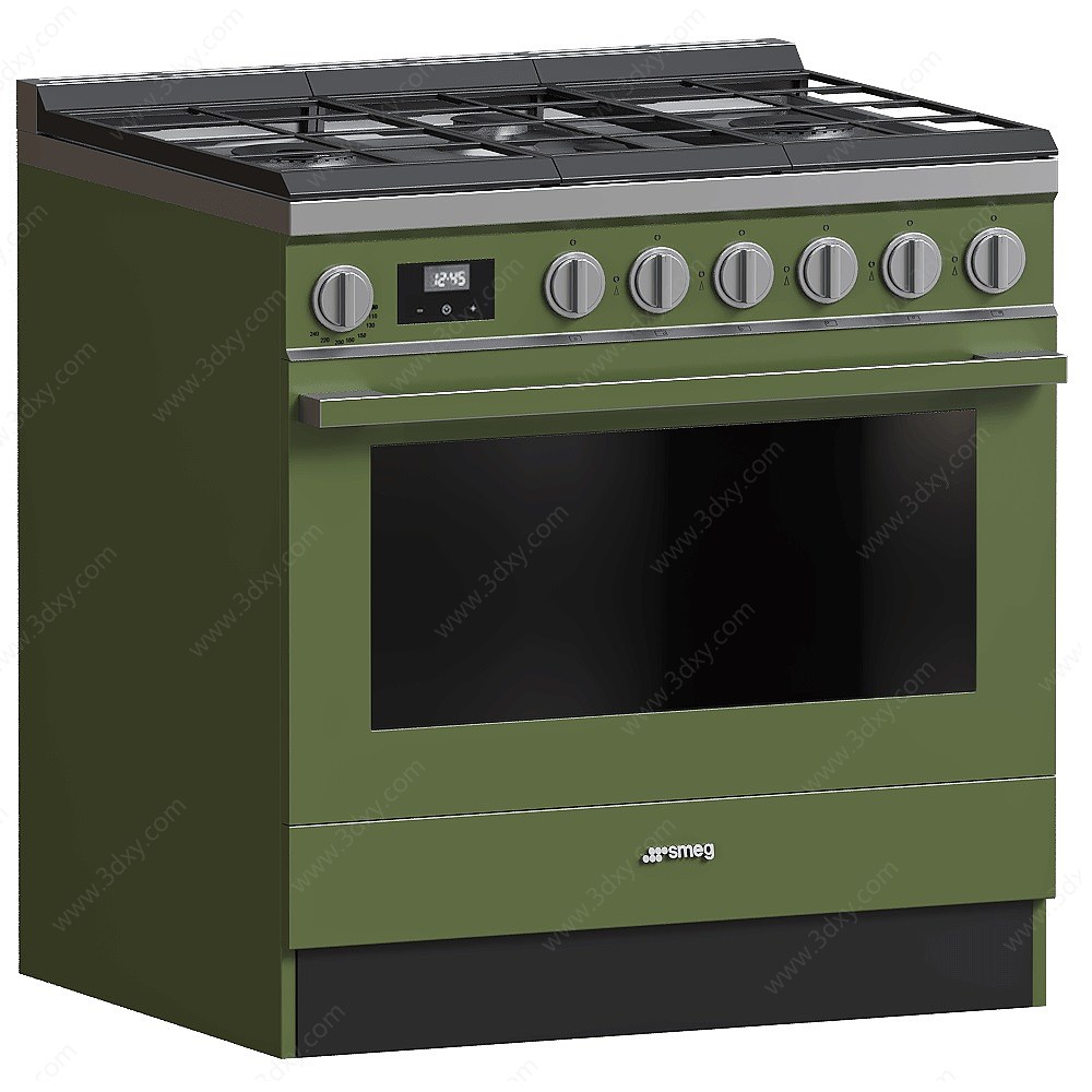 绿色烧烤炉3D模型