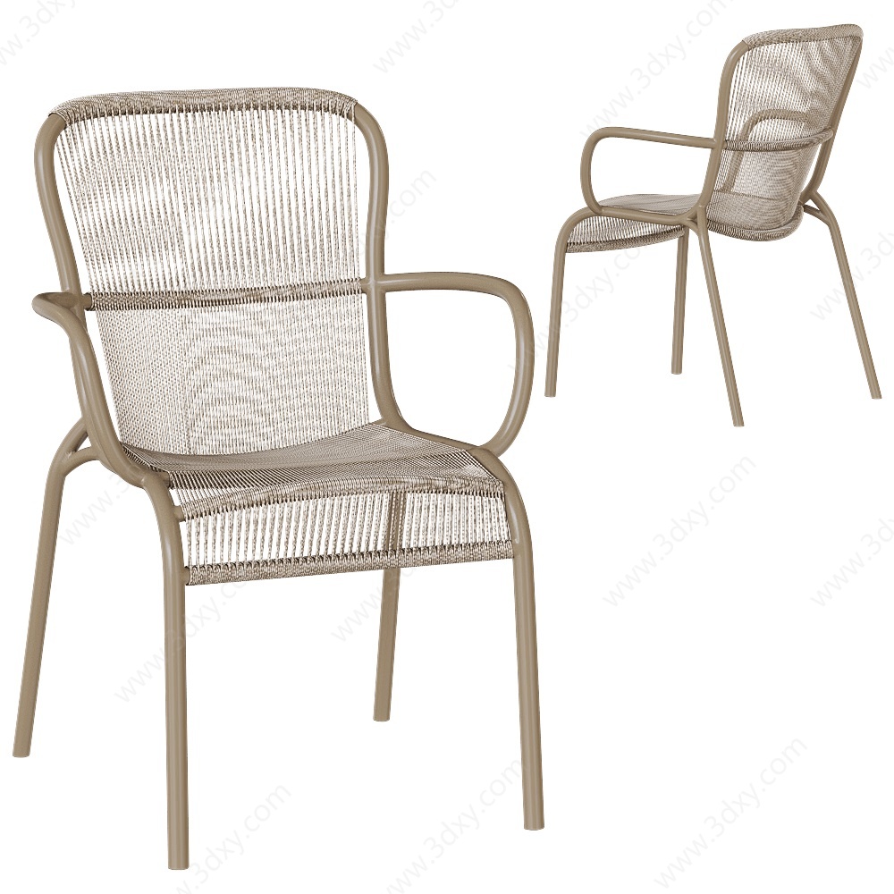 家具休闲单椅3D模型