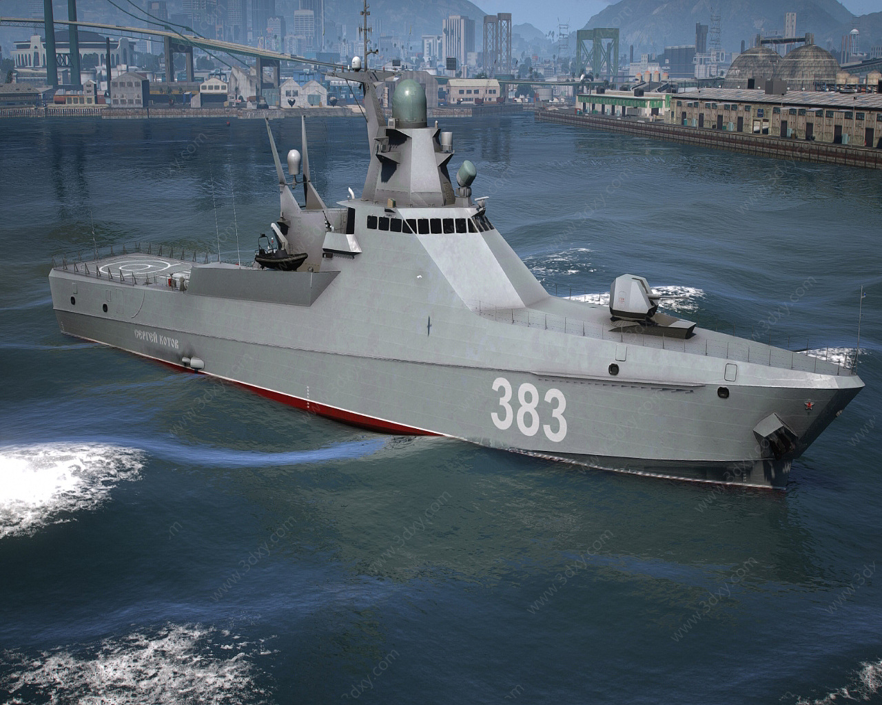黑海舰队巡逻舰3D模型