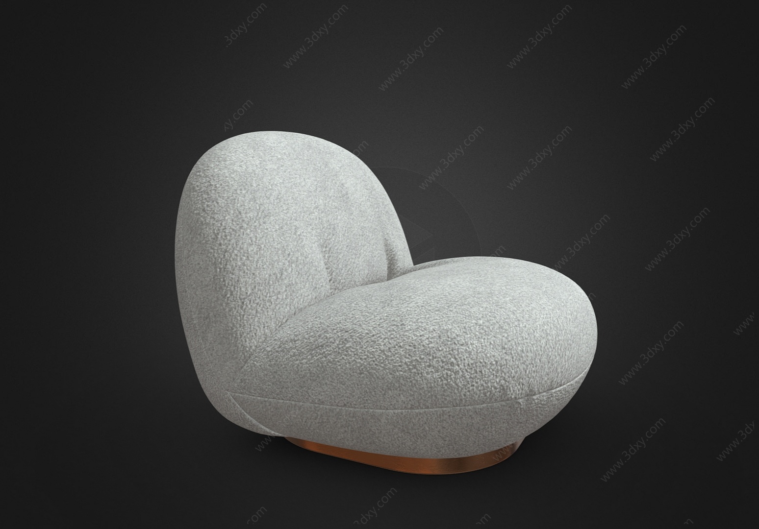 单人沙发懒人沙发休闲沙发3D模型