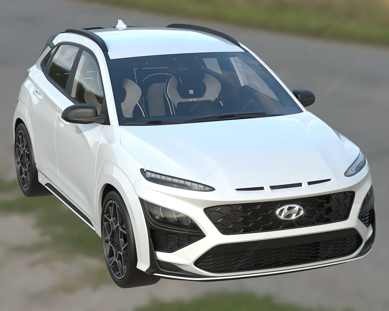 2022款现代汽车3D模型
