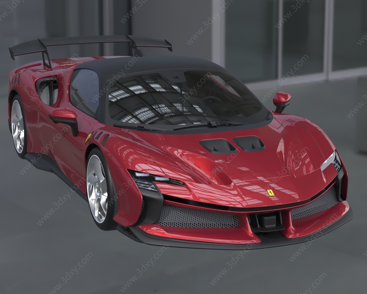 2024款法拉利超级跑车3D模型