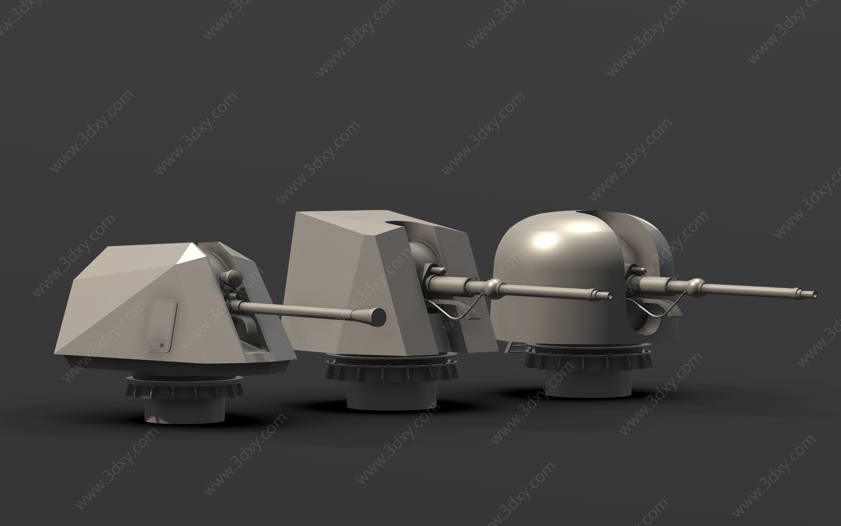 舰炮近防炮舰载武器3D模型