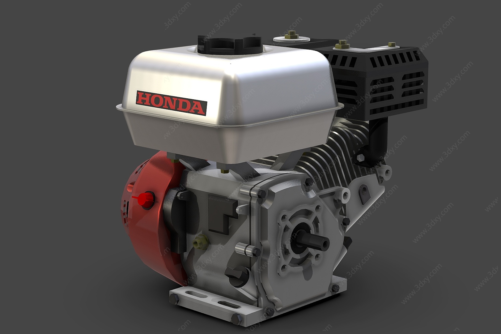 交通配件发动机农机引擎3D模型