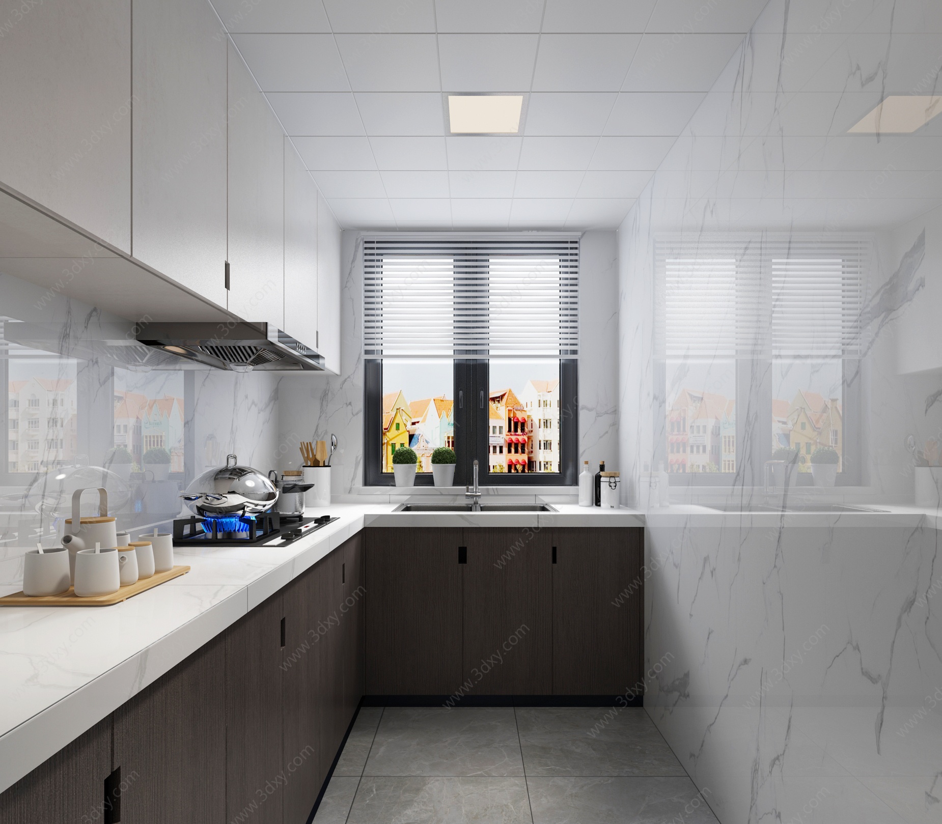 厨房橱柜厨具3D模型