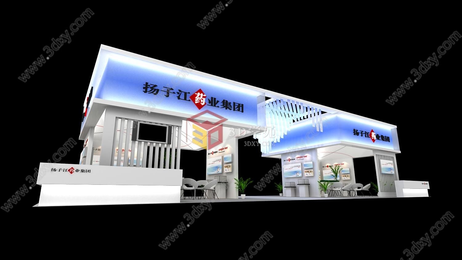 扬子江药业展厅3D模型
