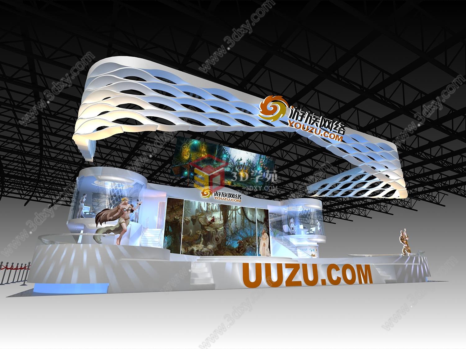 游族游戏展厅3D模型