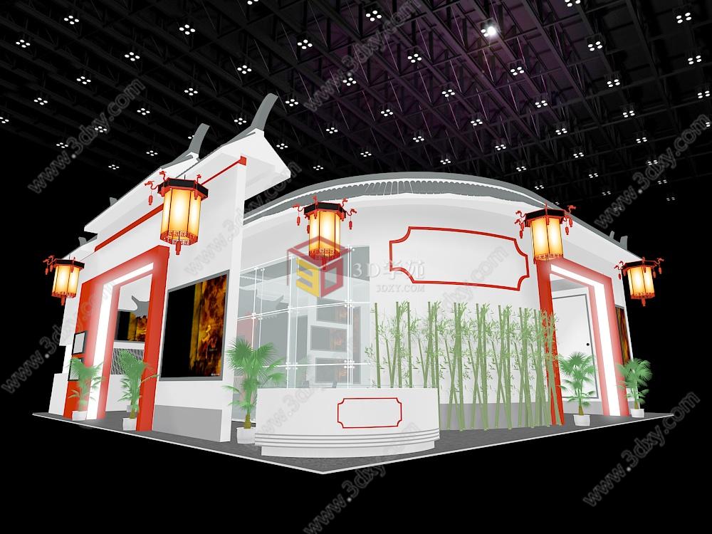 中国风展厅3D模型