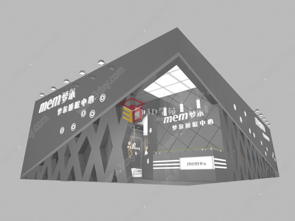 梦尔睡眠中心展厅3D模型