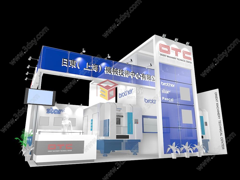 日东上海机械展厅3D模型