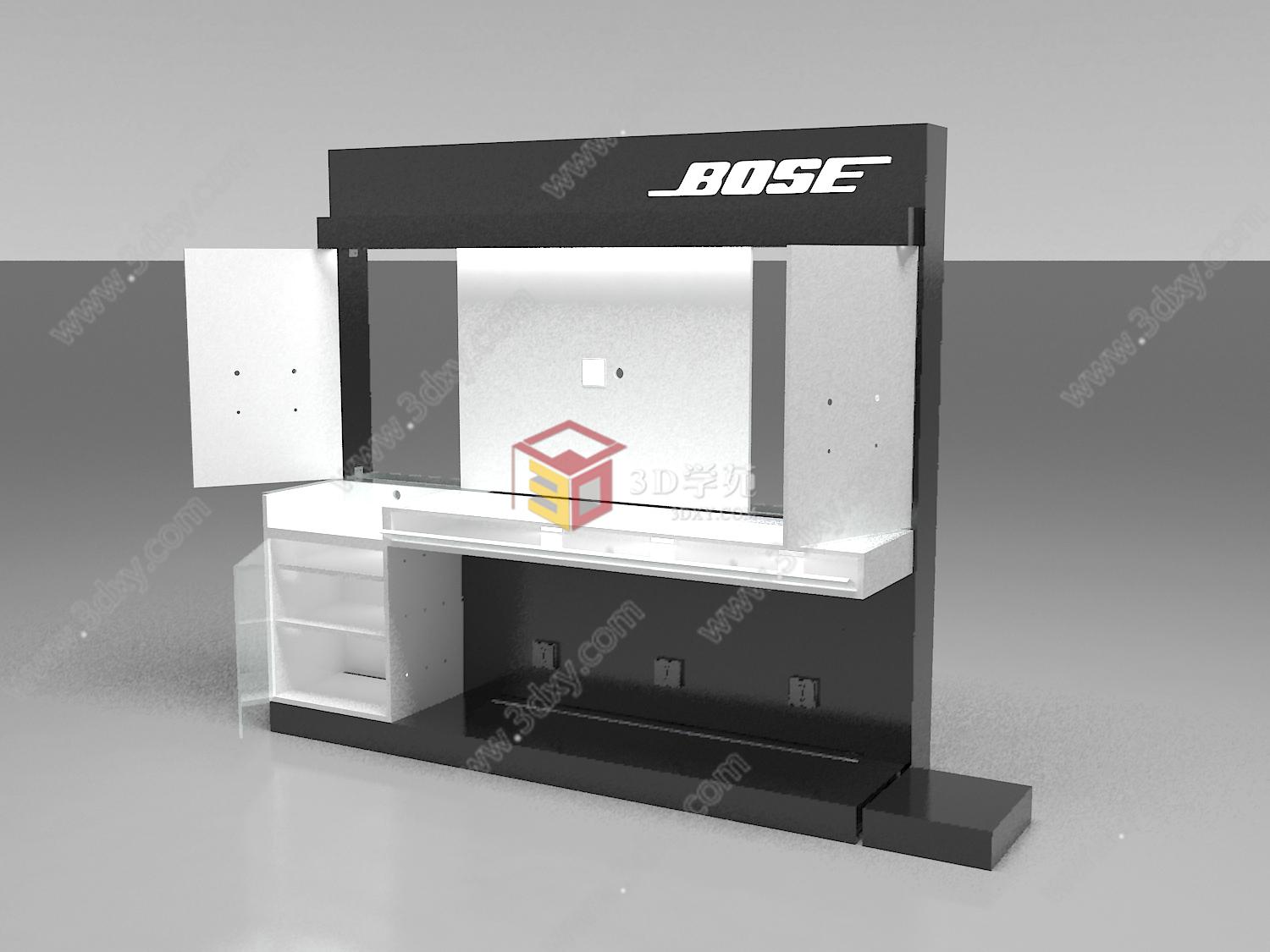 AM产品展柜3D模型