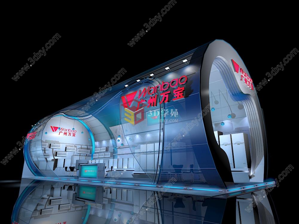 广州万宝电器3D模型