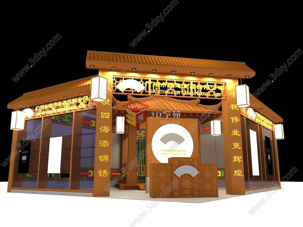 7X8中国传统古典展3D模型