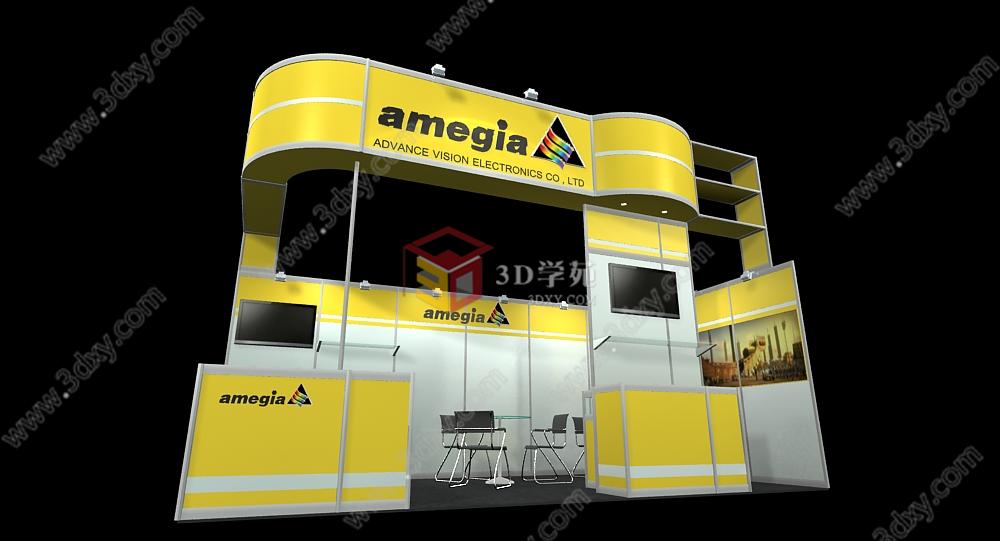 amegia展3D模型
