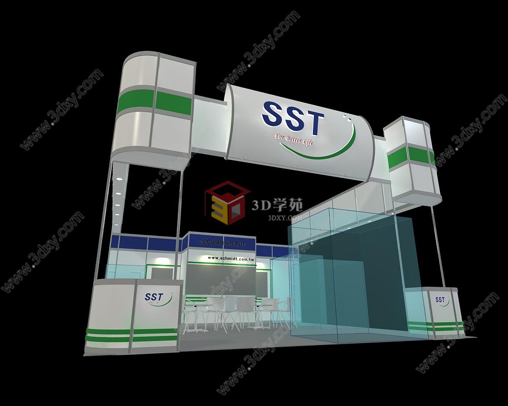 SST展3D模型