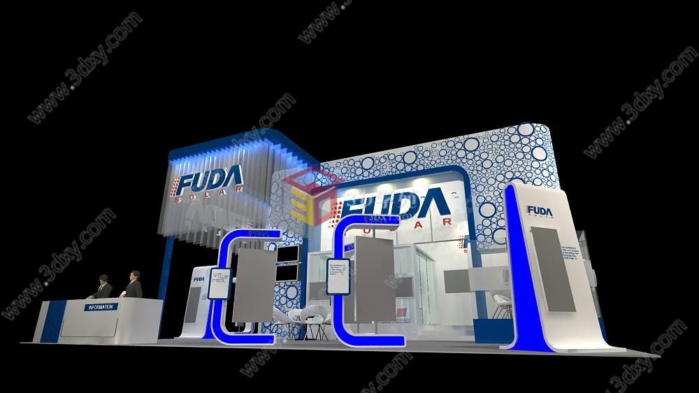 FUDA国外展3D模型