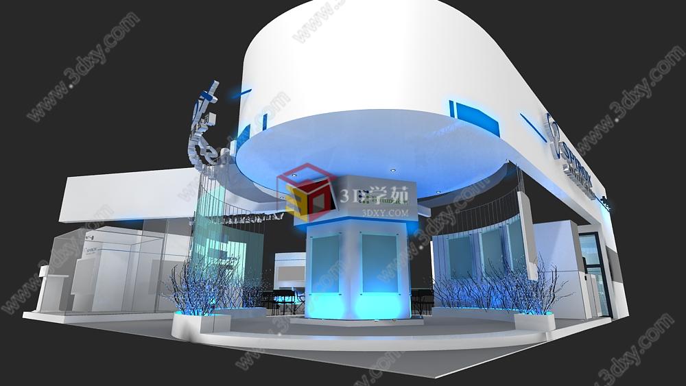 上海科技展3D模型