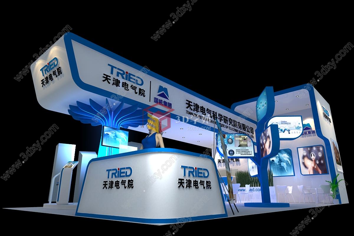 12X6天津电气院3D模型