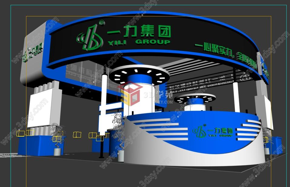 公司展厅3D模型