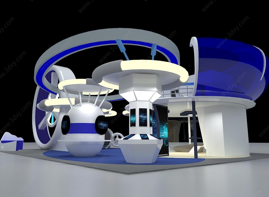 航空科技展3D模型
