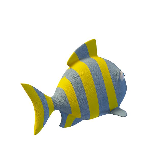 金鱼抱枕3D模型