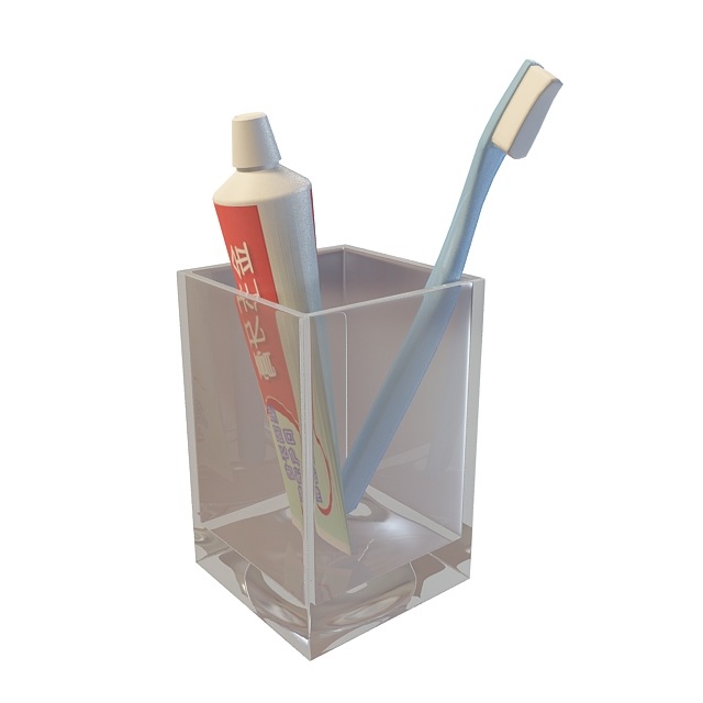 牙膏3D模型
