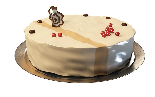 生日蛋糕3D模型