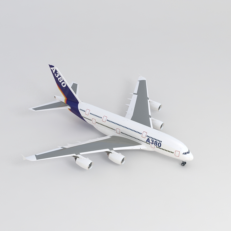 A380客机3D模型