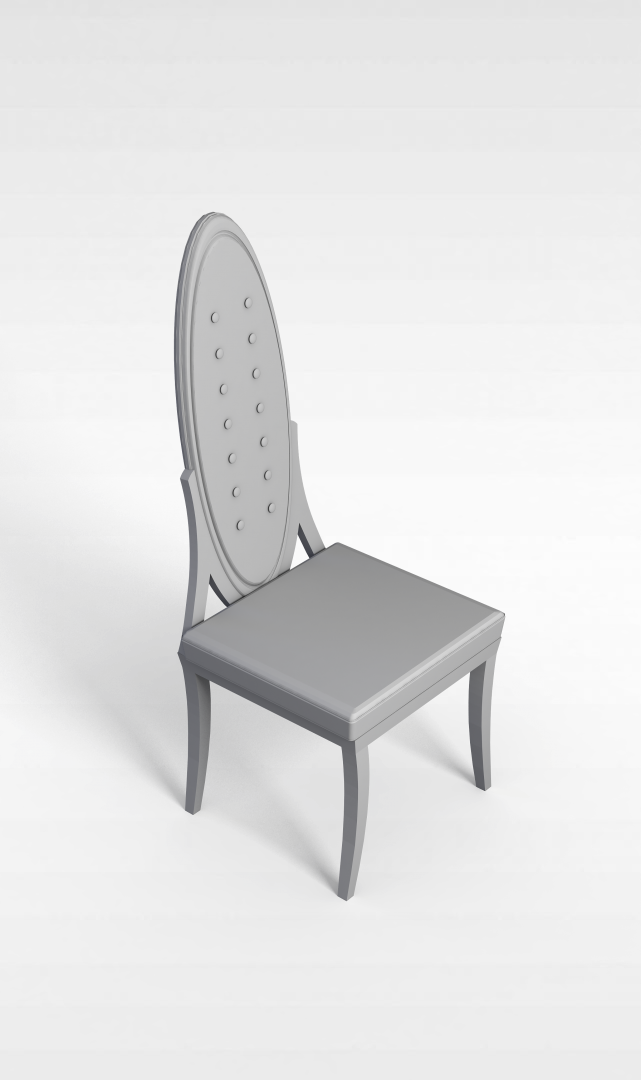 简欧餐厅椅子3D模型