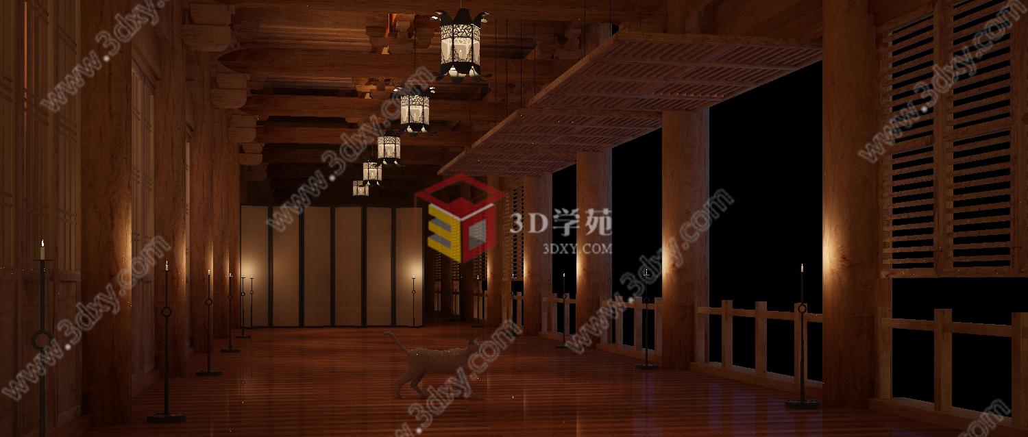 汉代走廊3D模型