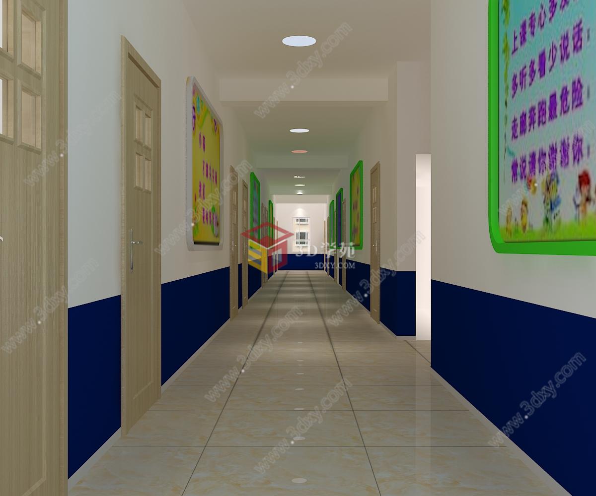 走廊3D模型