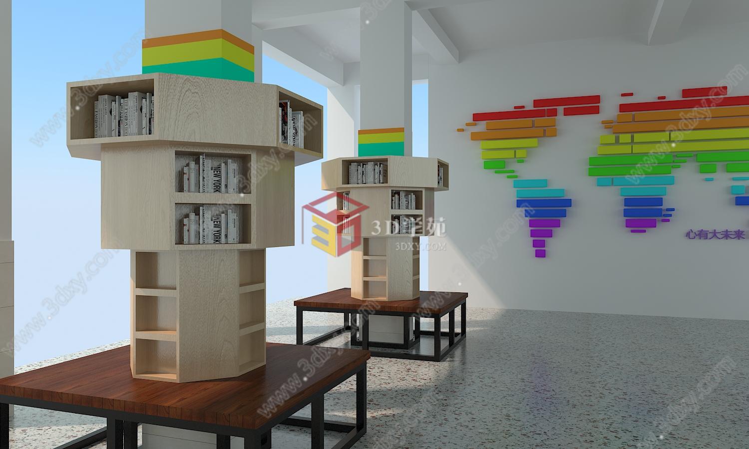 书屋3D模型