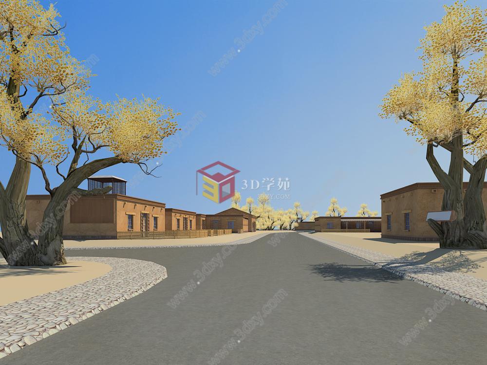 新疆民居3D模型